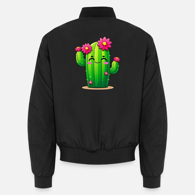 Cactus - Unisex Bomber Jacket - black