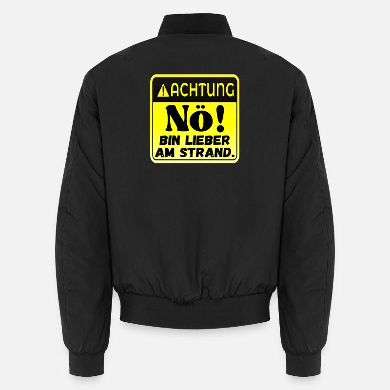 URLAUBSSPRÜCHE STRAND FERIEN Unisex Bomberjacke