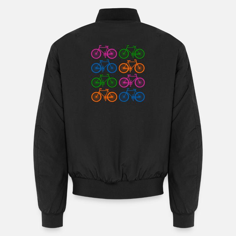 Fahrrad - Unisex Bomberjacke - Schwarz