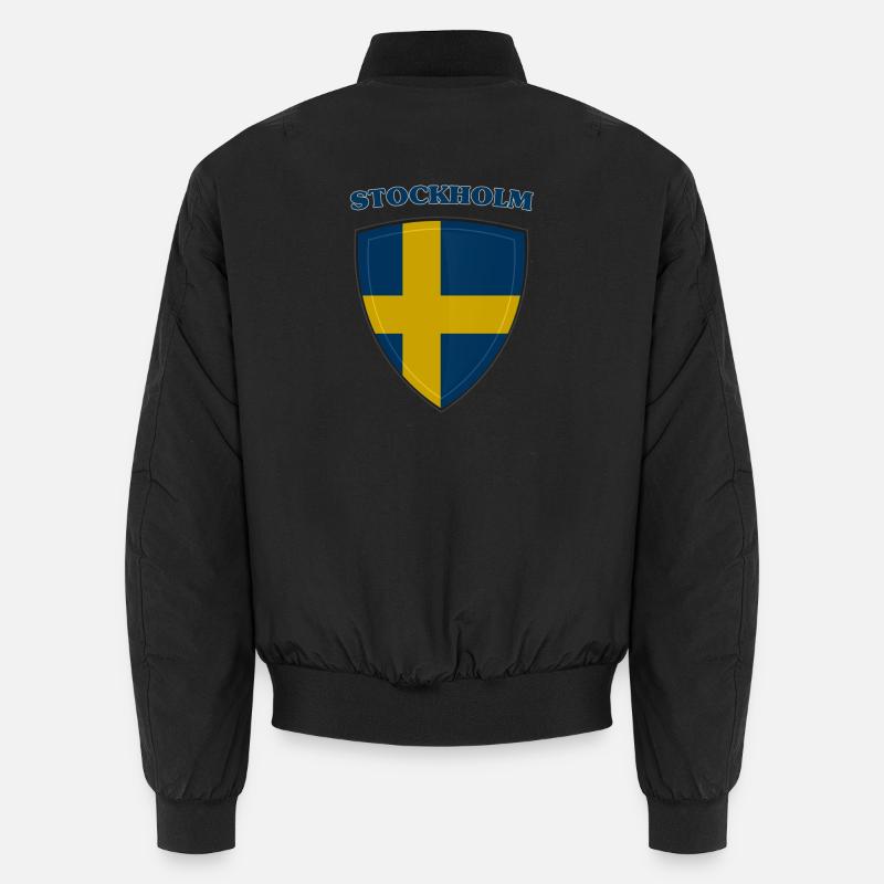Stochholm - Bomber unisexe - noir