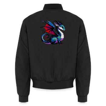Dragon - Bomber unisexe - noir - Dos - AI Model Male 185 light (185cm)