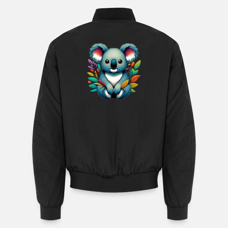 Koala - Bomber unisexe - noir