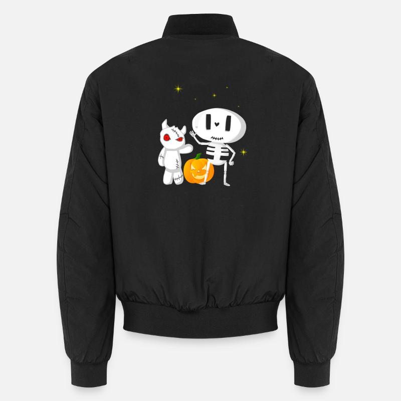 Halloweengesellschaft Gespenst und Monsterchen Unisex Bomberjacke