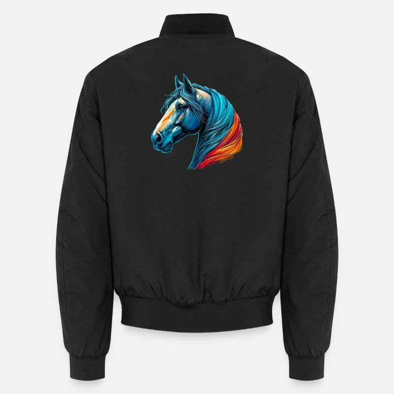 Pferd Unisex Bomberjacke