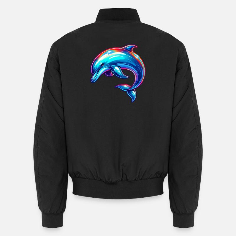 Dauphin - Bomber unisexe - noir