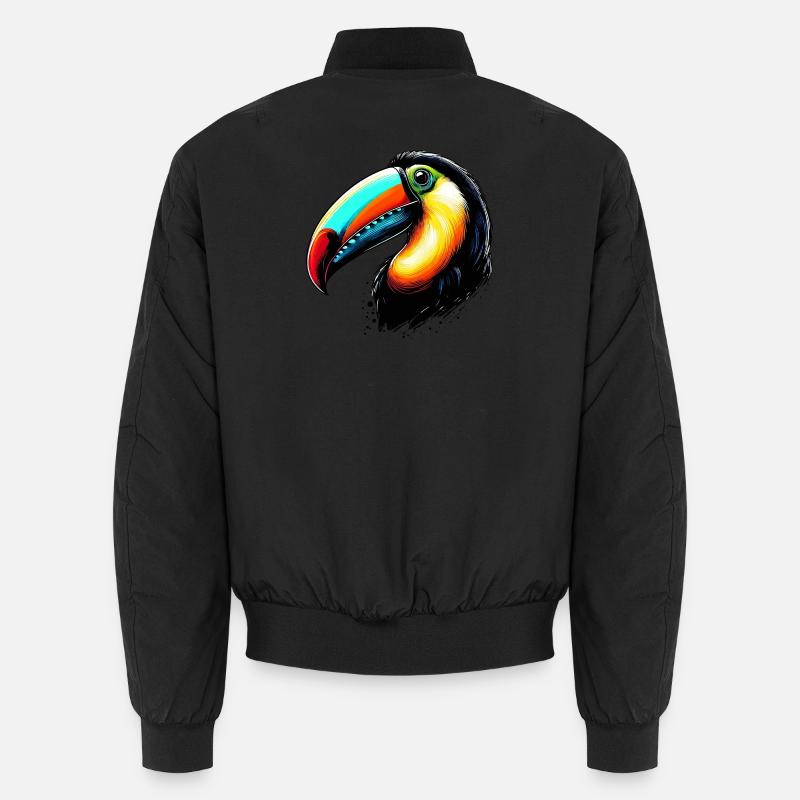 Toucan - Bomber unisexe - noir