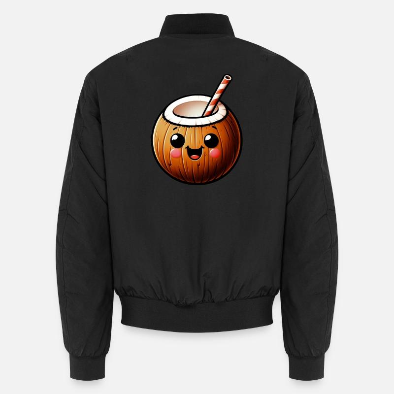 Coconut Coconut - Unisex Bomber Jacket - black