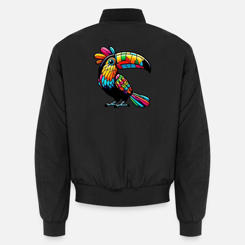 Harlequin toucan Unisex Bomber Jacket