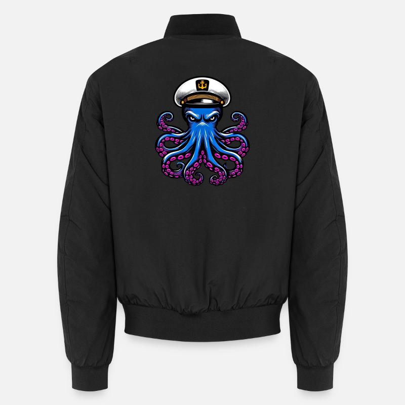 Krake - Unisex Bomberjacke - Schwarz