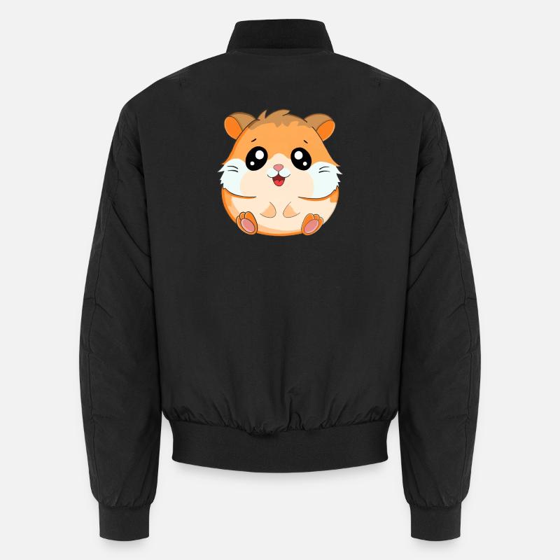 Hamster - Unisex Bomberjacke - Schwarz