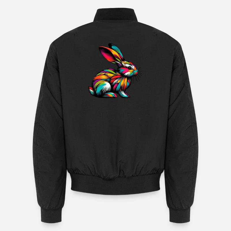 Rabbit Unisex Bomber Jacket