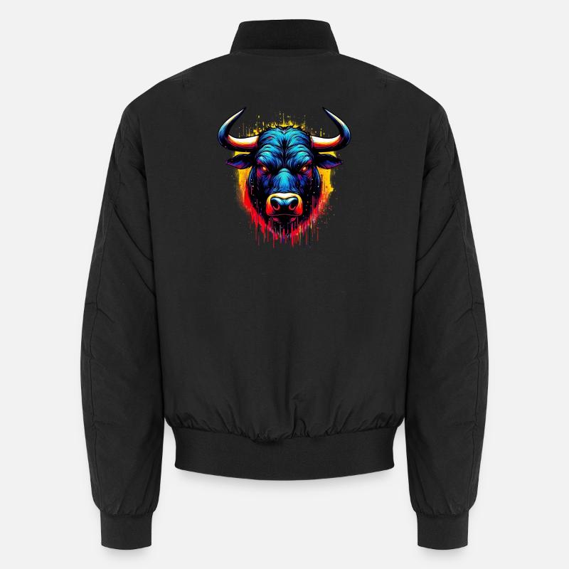 Stier Unisex Bomberjacke