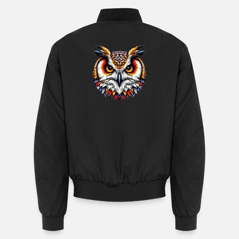 Owl Unisex Bomber Jacket