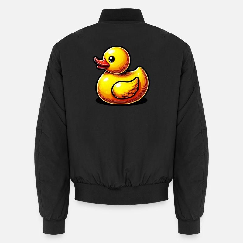 Duckling Duck Duck Duck - Unisex Bomber Jacket - black