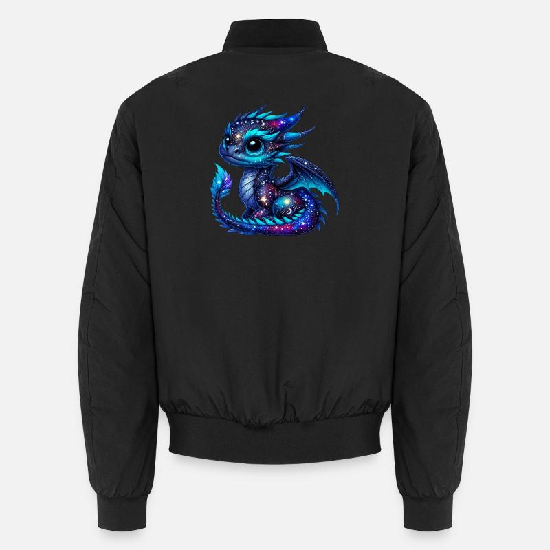 Drache - Unisex Bomberjacke - Schwarz