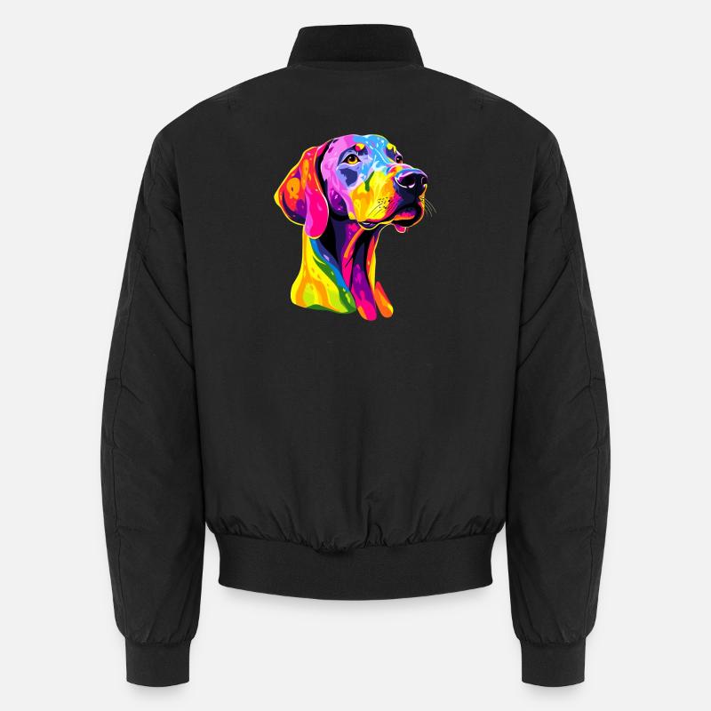 Great Dane Hatz Male Saupacker Great Dane Unisex Bomber Jacket