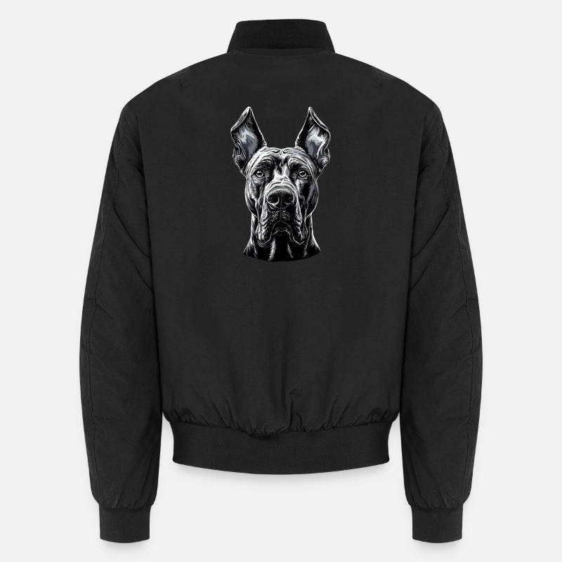 Great Dane Hatz Male Saupacker Great Dane Unisex Bomber Jacket