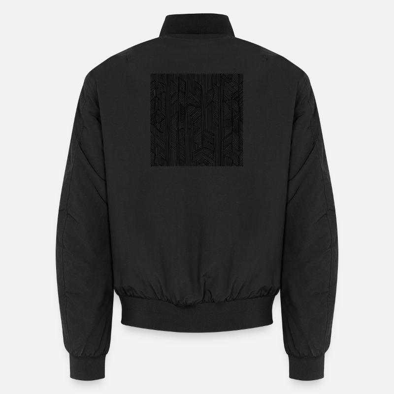 Dream Patterns 3 - Unisex Bomber Jacket - black
