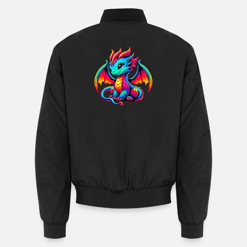 Dragon - Unisex Bomber Jacket - black