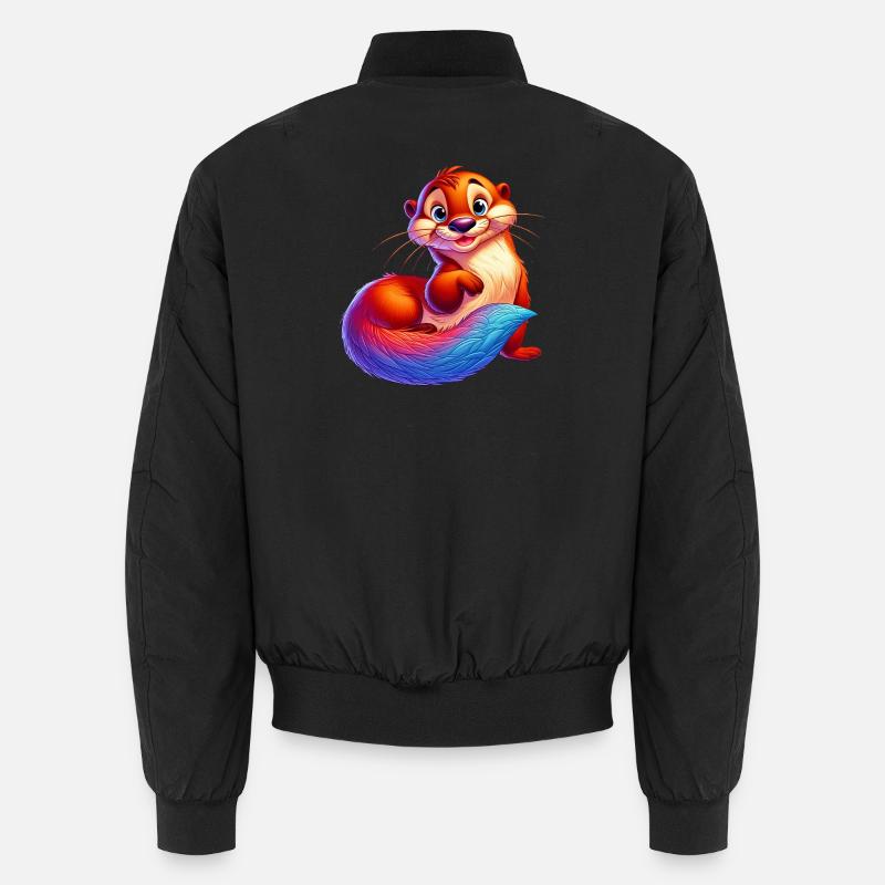 Otter - Unisex Bomberjacke - Schwarz
