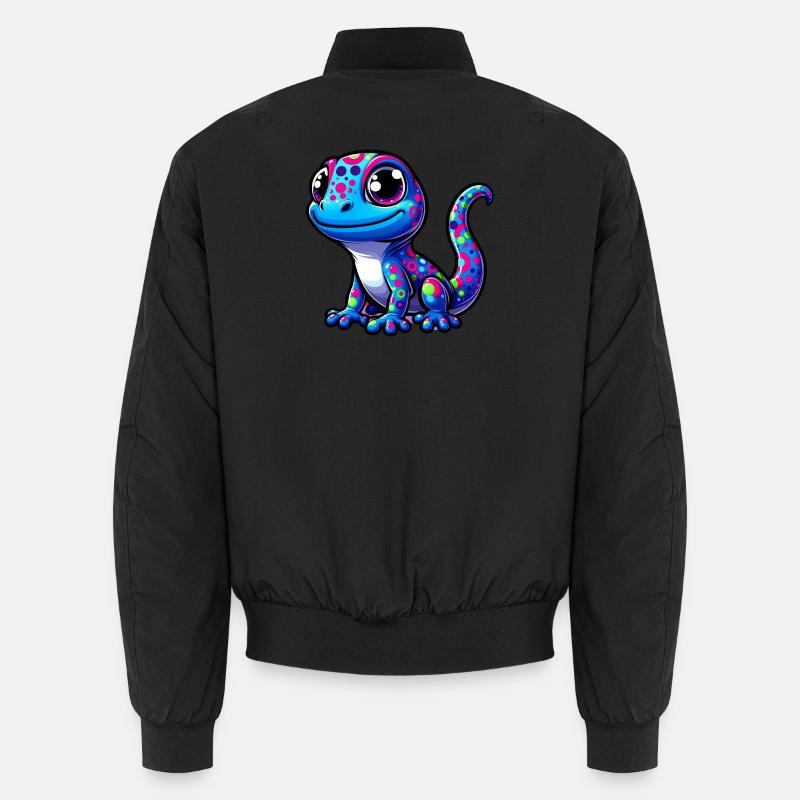 Gecko - Bomber unisexe - noir