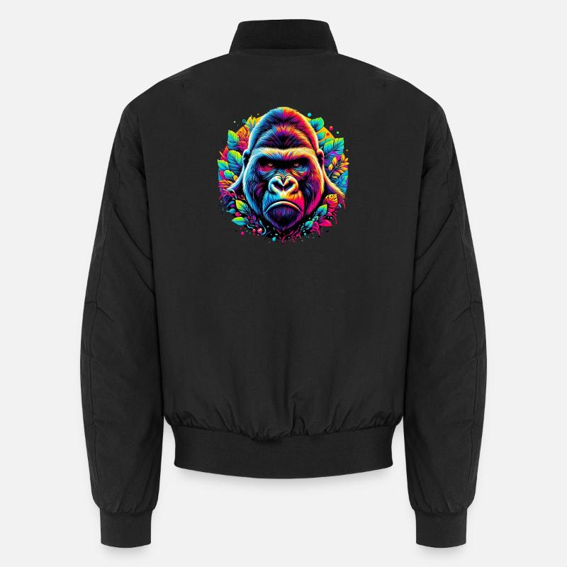 Gorilla - Unisex Bomber Jacket - black