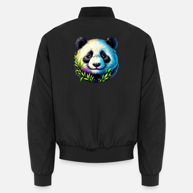 Panda - Bomber unisexe - noir