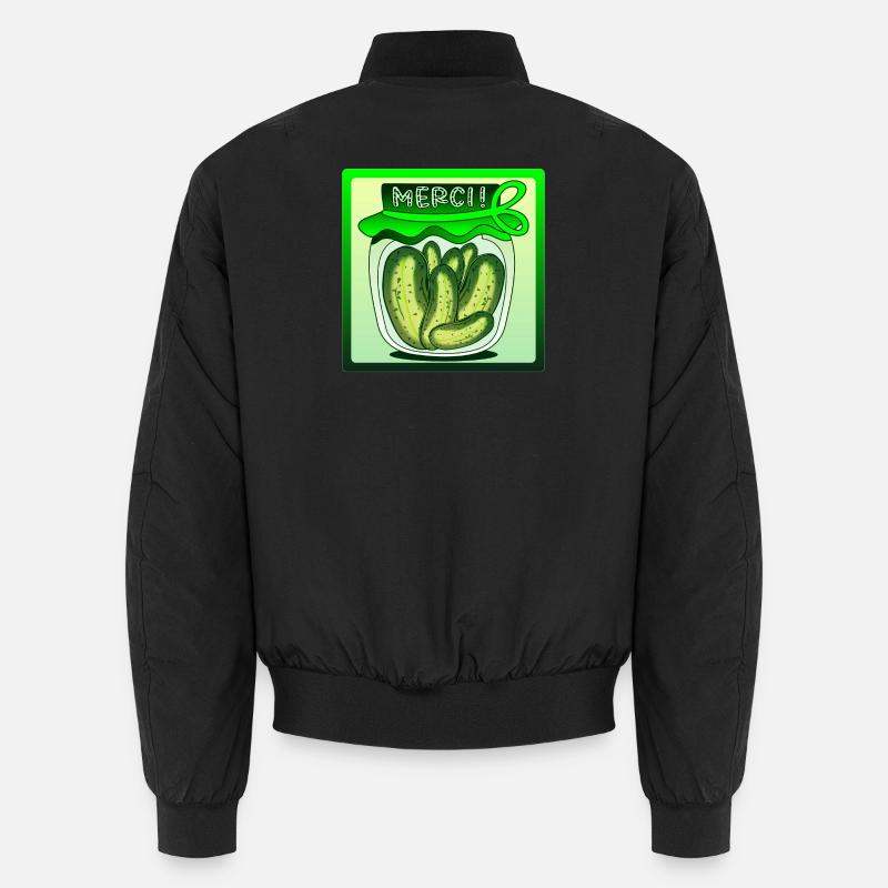 DANKE GURKENGURKEN - Unisex Bomberjacke - Schwarz