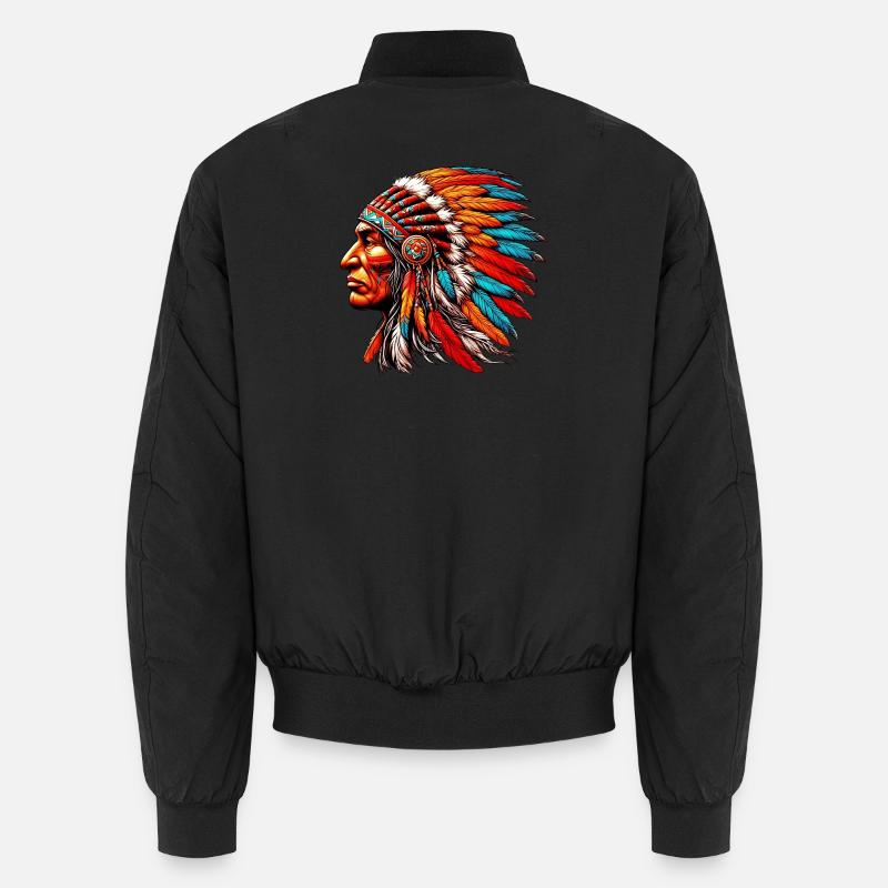 Amérindien Américain Bomber unisexe