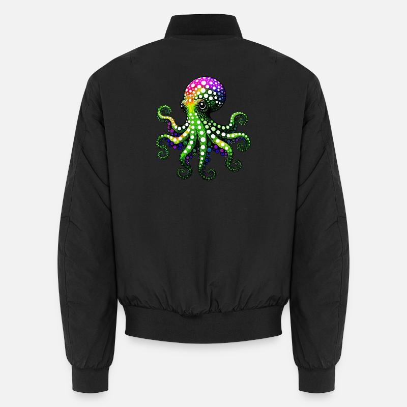 Pieuvre Bomber unisexe