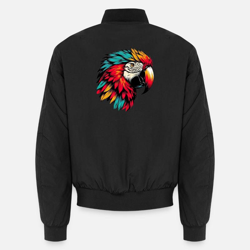 Papagei Unisex Bomberjacke
