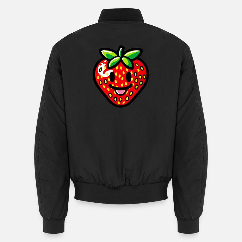 Erdbeeren Erdbeeren Unisex Bomberjacke