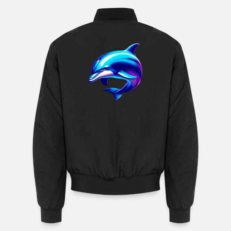 Dauphin - Bomber unisexe - noir