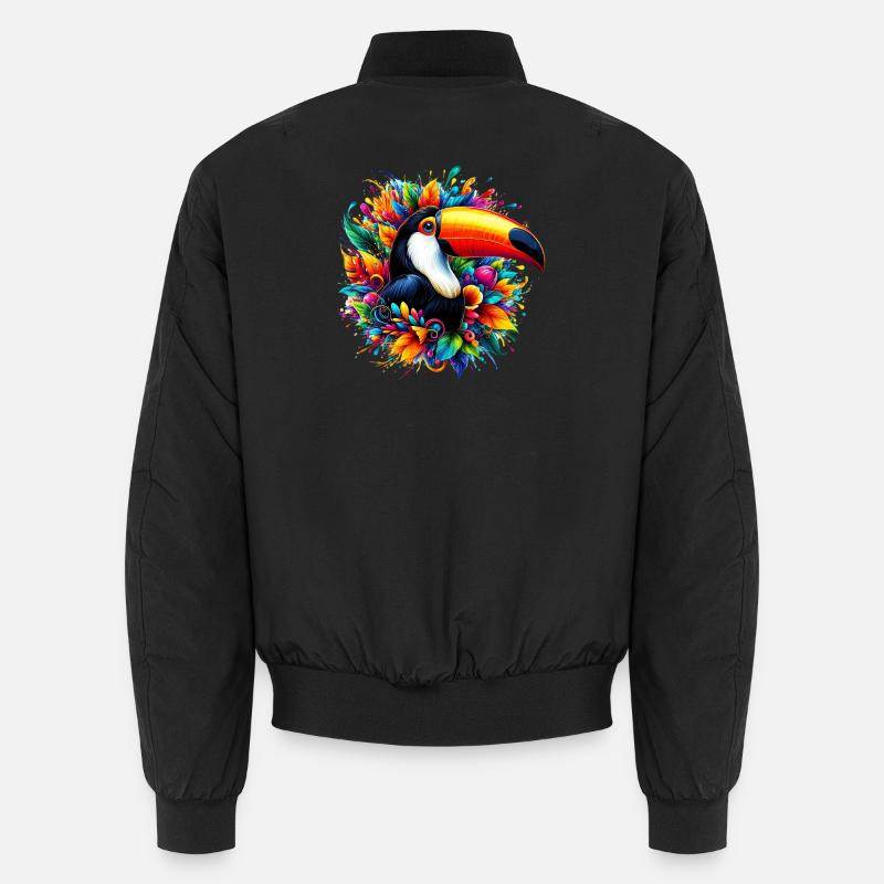 Tukan - Unisex Bomberjacke - Schwarz