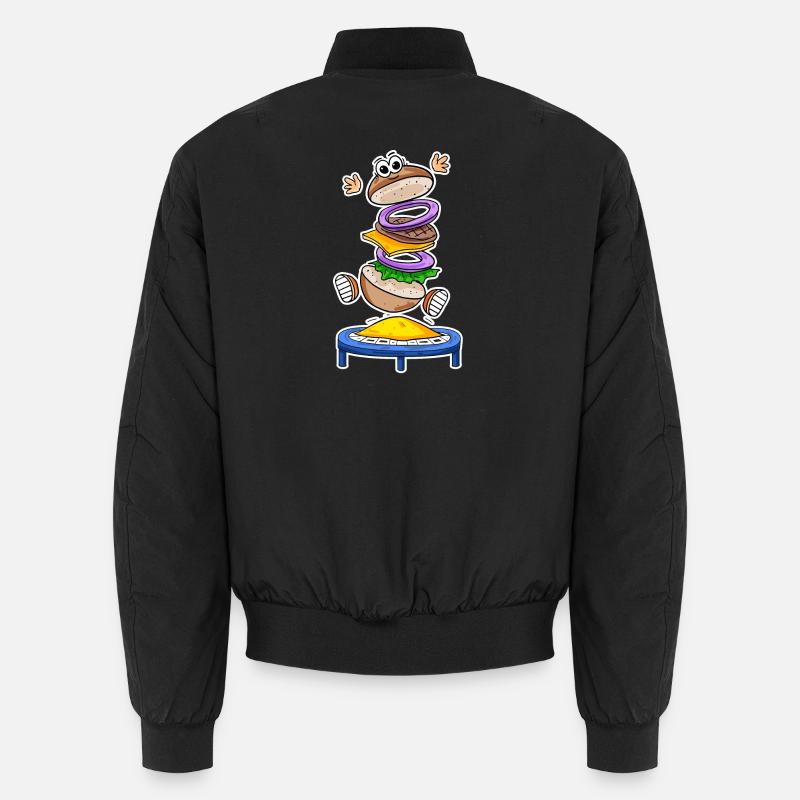Trampoline Burger Restauration rapide Bomber unisexe