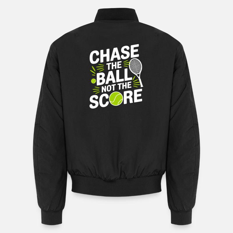 Chasing the ball, not the points Unisex Bomber Jacket
