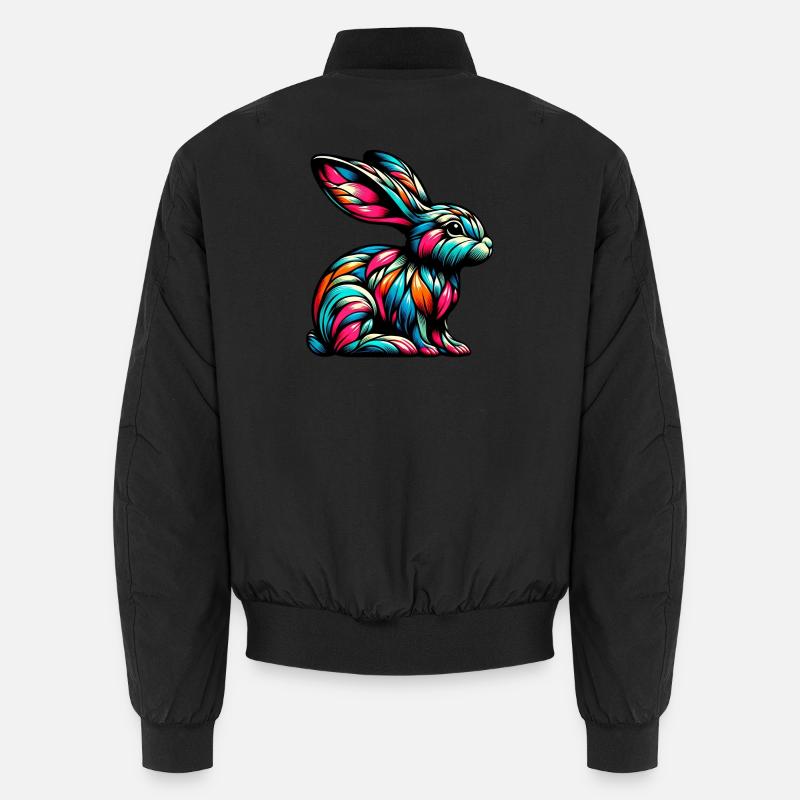Rabbit Unisex Bomber Jacket