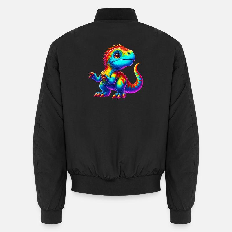 Dinosaure - Bomber unisexe - noir