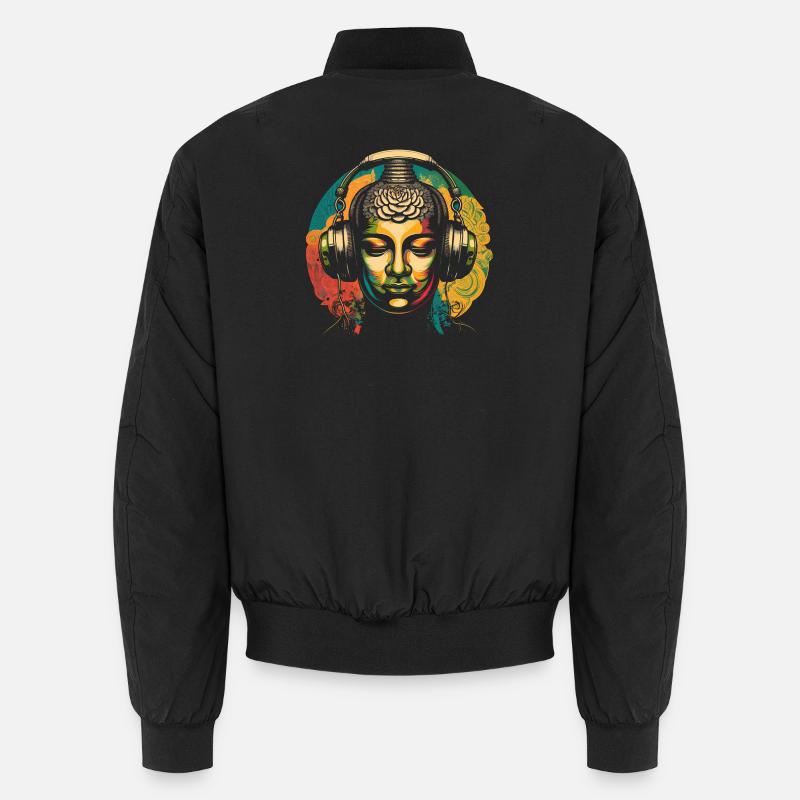 Buddha Unisex Bomber Jacket