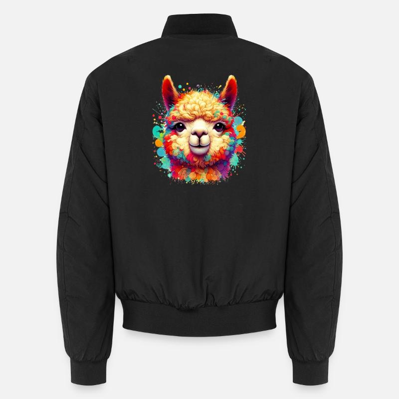 Alpaca Unisex Bomber Jacket