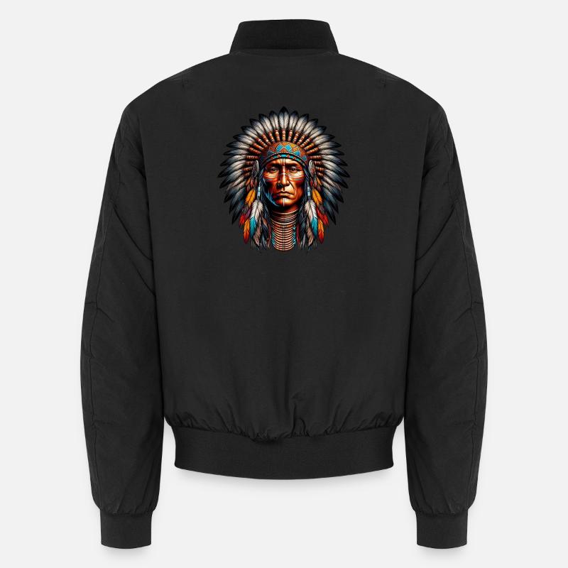 American Indian American Unisex Bomber Jacket