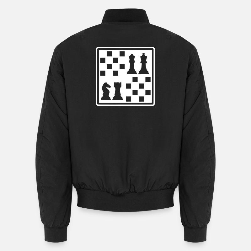 Schach - Unisex Bomberjacke - Schwarz
