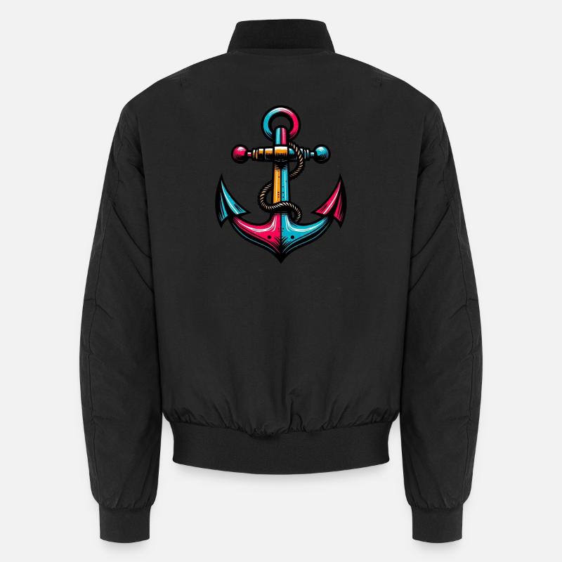 Ein Anker Unisex Bomberjacke