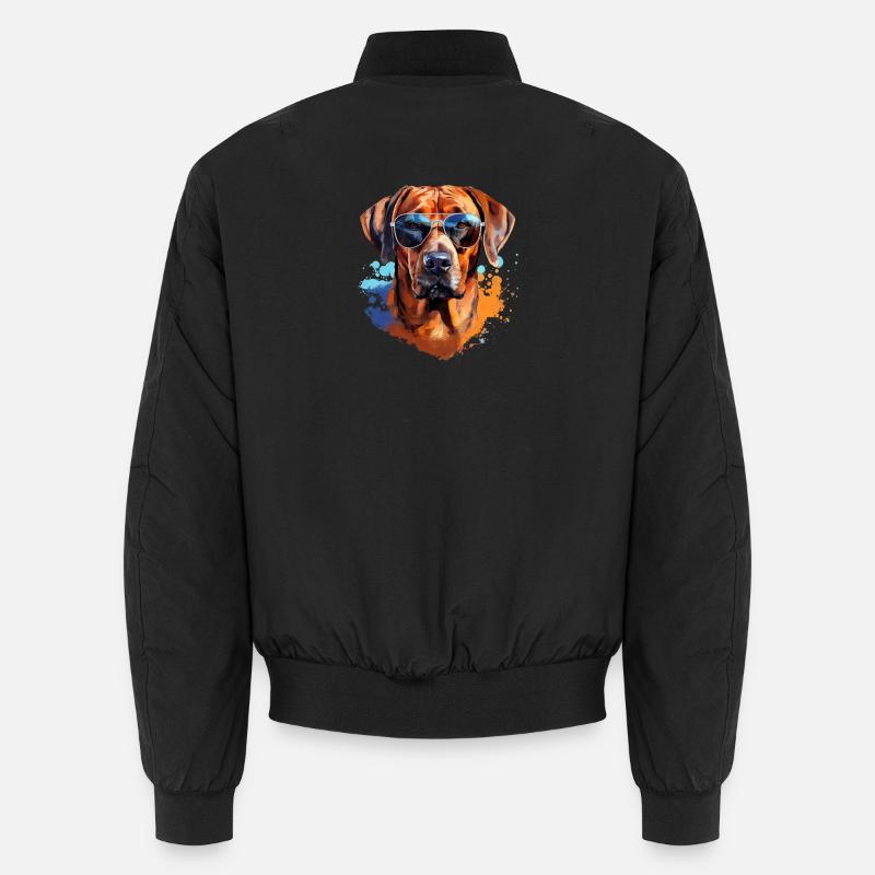 Rhodesian Ridgeback avec lunettes de soleil Bomber unisexe