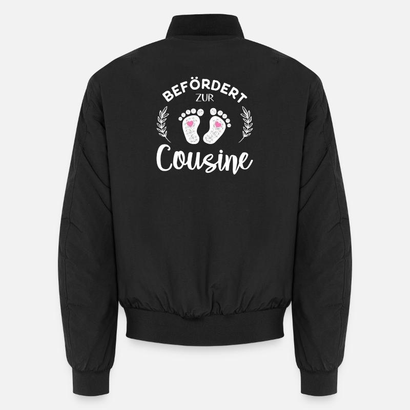 Befördert zur Cousine Stolze Cousine Unisex Bomberjacke