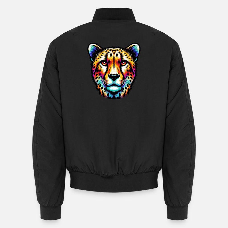 Gepard - Unisex Bomberjacke - Schwarz