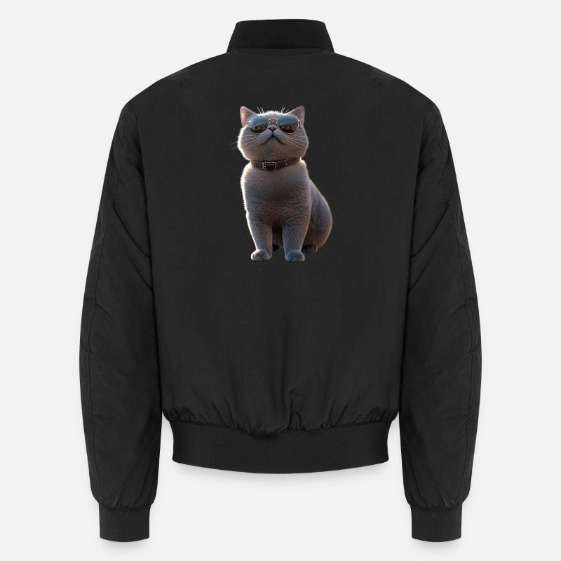 British Shorthair Chat BKH Chat Maman Chats Mignons Bomber unisexe