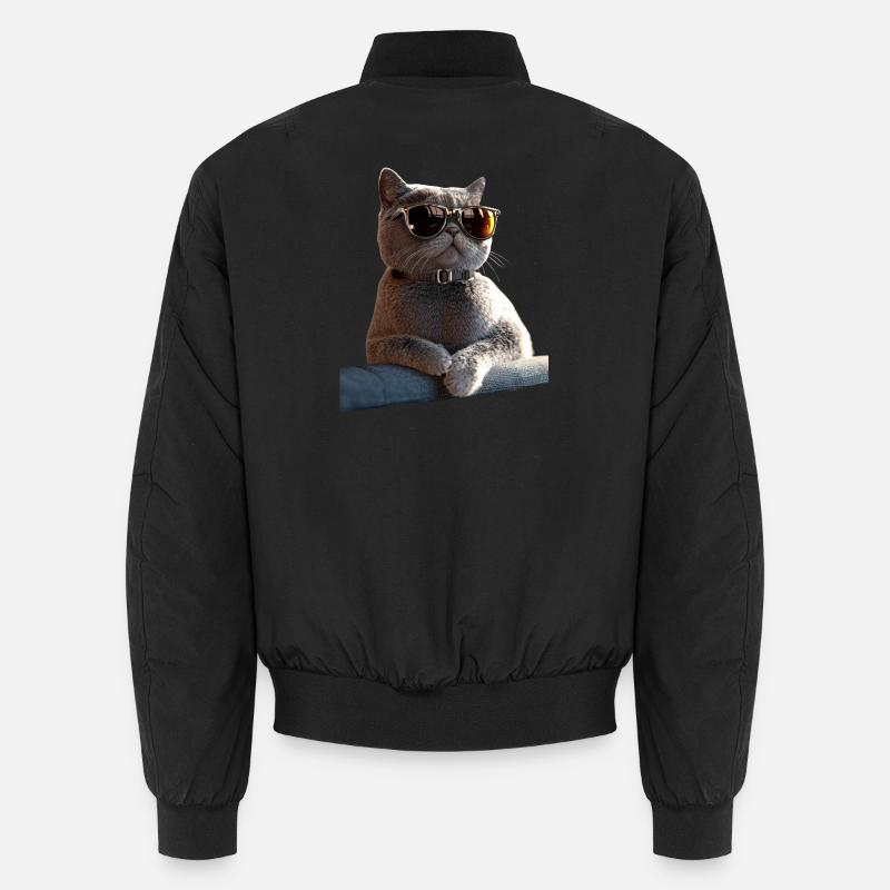 British Shorthair Chat BKH Chat Maman Chats Mignons Bomber unisexe