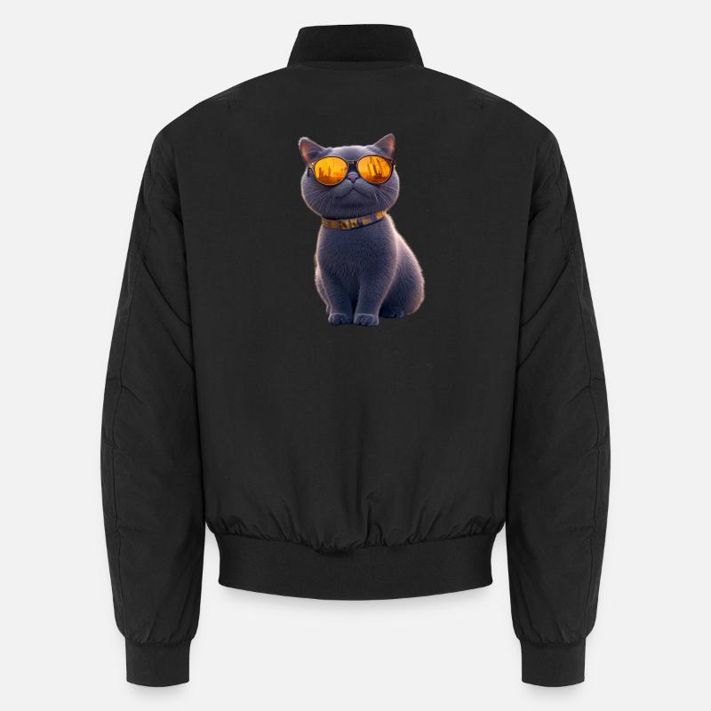 Britisch Kurzhaar Katze BKH Katzenmama Süße Katzen Unisex Bomberjacke