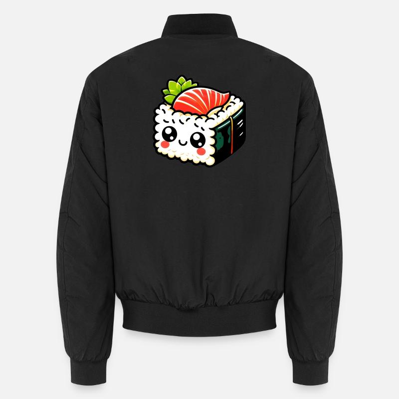 Sushi - Unisex Bomberjacke - Schwarz